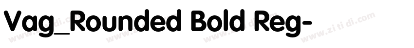 Vag_Rounded Bold Reg字体转换
